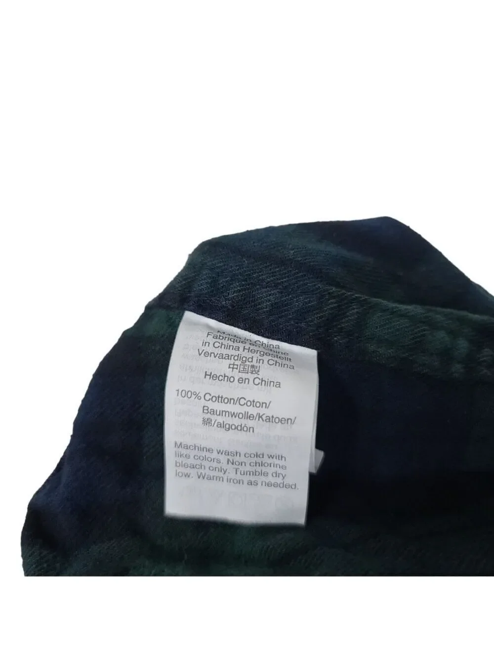 J. Crew Plaid Green Blue Men's Drawstring Pajamas Pants S